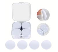50 pcs NFC Tags, NTAG215 NFC Tags Blank White Card NFC Stickers NFC Coin Cards Compatible with TagMo and Amiibo with Adhesive Back for Easy Fixing and Storage Box
