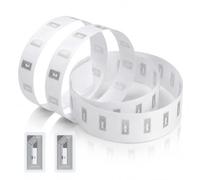 50 Pcs NFC Tags Sticker with NTAG213 Chip NFC Stickers Adhesive Labels Transparent RFID Tags Rewritable 144 Bytes Memory Suitable for All NFC-Enabled Devices and Smartphones