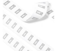 50 Pcs NFC Tags Sticker with NTAG215 Chip NFC Stickers Adhesive Labels Transparent RFID Tags Rewritable 504 Bytes Memory Suitable for All NFC-Enabled Devices Amiibo Customization (Rectangle,11x21mm)