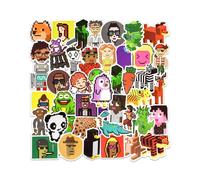 50 Pcs NFT Profile Stickers for Water Bottle Laptop Skateboard Luggage Guitar Car Motorcycle Bike Vinyl Waterproof Sticker Pack for Teens Adults