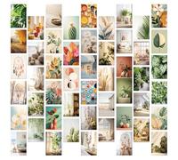 50 Pcs Nordic Style Postcards - Scenic Landscape Art Cards for Wall Decor, Home, Scrapbooking, Greetings & Invitations (Minimalist Fresh Design)