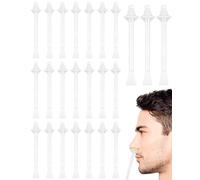 Nose Wax Sticks, 50 Pcs Nose Wax Applicator Sticks Nose Wax Spatulas for Nostril Nasal Cleaning Ear Hair Facial Eyebrow Hair Removal