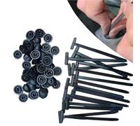 50 Pcs Nylon Universal Cable Tie Buckle, Self-Locking Nylon Zip Ties Holder, Multipurpose Plastic Cable Ties Tool for Car Daily Repair, General Household and Industrial Use