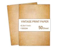 50 Pcs Old Fashioned Letter Paper Retro Writing Double Sided Printer for Decorative Invitations