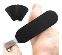 50 Pcs Pedicure File Refill Pads, 180 Grit Foot File Refills, Self-Adhesive Callus Remover Foot F-ILE Replacement Pads, Reusable Fo-ot Rasp for Removing Callus Dead Skin, Pedicure Salon