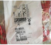 50 Pcs Phoenix Contact Plug-In Bridge FBS 2-6 3030336 2 Pin Red Terminal Connect