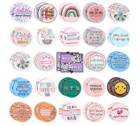 50 Pcs Physical Therapy Pins Bulk Physical Therapist Appreciation Round Enamel Brooch Gifts Medical Jewelry Gifts Decor Accessories for Women Doctor Nurse Assistant Physiotherapy Student
