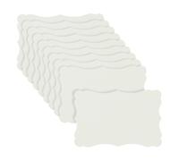50 Pcs Plain Kraft Paper Cards Thick Blank Greeting Card Wedding Invitation Cardstock Paper Index Flash Cards Thank You Notes Cardstock for Birthday Thanksgiving 15 x 10 cm