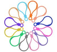 50 PCS Plastic Lobster Claw Clasps, Colored Plastic Keychain Clip, Snap Clip Lobster Clips Bulk, Backpack Clasp Keychain Clips for Crafts, Assorted Colors