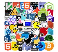 50 PCS Programming Stickers for Developers, Coders, Programmers, Hackers, Geeks, and Engineers,Developper Stickers for Laptop Party Favors for Water Bottles (Programmer)