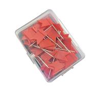 50 Pcs Push Pins Flag Decorative Pushpins Colorful Poster Pin Thumb Tacks for Map Cork Boards Office Supplies Flag Push Map Message Board Colorful Thumb