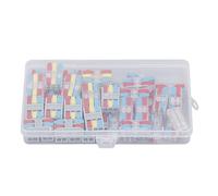 50 Pcs Quick Wire Connector 2 3 Circuit Inline Splices Flame Retardant Push in Lever Secure Connection PC High Temperature Aging Corrosion Long Lasting Simple Wiring Wide Compatibility Soft Hard Wires