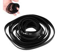 50 Pcs Recorder Rubber Belts Cassette Recorder Repair Maintenance Tape Machine Rubber Belt 40-135 mm Mix Size 4mm Width Flat Cassette Belts for DVD CD LD VCR Repeater Drives