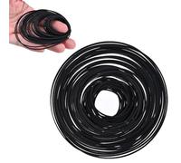 50 Pcs Recorder Rubber Belts for Cassette Player Repair, Maintenance Tape Machine Rubber Belt, Turntable Belt Replacement, 40-135mm Mix Flat Cassette Belts for DVD CD LD VCR Drives, 1mm Width