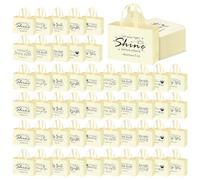 50 Pcs Religious Tote Bags Large Tote Christians Bible Non Woven Reusable Goodie Bags with Handles for Women Groceries Party, Graduation Wedding Birthday First Communion Baptism (Beige, 35x25x10cm)