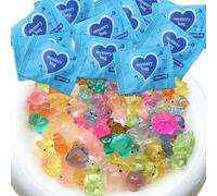 50 Pcs Resin Animals Mystery Bags,Resin Animals Blind Bags,Glow in the Dark,Individually Packaged,Creative DIY and Decorative Projects,for Garden Dollhouse Fish Tank Aquarium Potted Decor