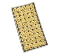 50 Pcs Rose Floral Scented Bath Soap, Plant Essential Oil Rose Soap， Flower Shaped Gift For Anniversary/Bir Soap Idea Petals