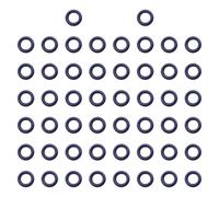 50 Pcs Rubber O-rings Sealing ID 9.7mm, Width 4mm O Ring Seal O Ring Kits