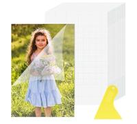 50 PCS Self-Adhesive Laminating Sheets 6 × 4 inches Clear Laminating Sheets No Machine Needed Adhesive Sheets No Heat Waterproof Lamination Sheet Paper for Business Card Photo Stickers