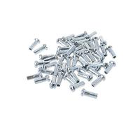 50 Pcs/Set Bicycle Spoke Cap 14G 12mm Steel Metal Cover Bike Parts Fixed Gea Bike Equipment Bicycle Accessories Cycling Accessories For Men Women Road For Handle Flywheel Chain Kids Kit
