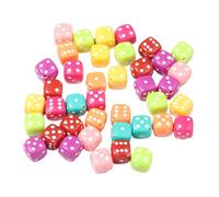 50 Pcs/Set Colorful Dices Six Sided Acrylic Game Board Game Acessories For Home Parties
