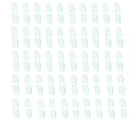 50 Pcs Sponge Toe Separators for Overlapping Toes, Blue Foam Toe Spacers for Hallux Valgus Support, 1.5 in 3.8 cm Wide, Helps Reduce Friction and Discomfort for Daily Use