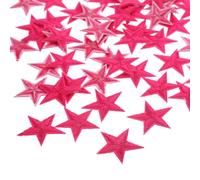50 Pcs Star Applique Iron on Patch for Clothing, Jeans and Backpack | Embroidered Flannelette Finish, Easy No Sew Application, for Hats, Caps and Craft Projects