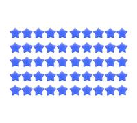 50 Pcs Star Knitting Needle Stoppers, Cute Colorful Star Knitting Acrylic Stoppers, Needle Minder, Crochet Knitting Needle Tip Stopper for Knitting Crochet DIY Accessories (Royal Blue)