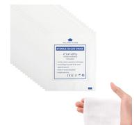 50 Pcs Sterile Gauze Pads 10cm x 10cm - Individually Wrapped Cotton Gauze Swabs, Soft Sterile Gauzes Dressings for Wounds, First Aid, Home, Travel, Outdoor Use