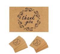 50 Pcs Thank You Cards, Blank Thank You Cards Multipack, Elegant Thank You Notes and Postcards Pack for Personalized Messages, Ideal for Business, Weddings, Parties, and Special Occasions 3.54×2.1