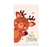 50 Pcs Thank You Decoration Postcard Greeting Card Coated Paper Small Business Commodity Personalized Packaging for Merry Christmas Cards for Boyfriend Merry Christmas Happy New Year Celebrate