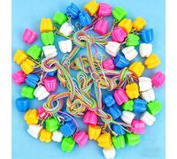 50 PCS Tooth Saver Necklaces, Tooth Fairy Keepsake Necklaces, Milk Teeth Storage Holders for Dental Clinic Classroom Incentives Party Favors Holiday Gifts Oral Care Memorial Collectible Supplies