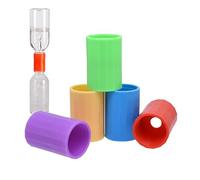 50 Pcs Tornado Bottle Connector Vortex Tube Cyclone Tube, Tornadoes in a Bottle Connector, 5 Colors