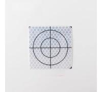 50 Pcs Total Station Reflector Silver 2x2cm 3x3cm 4x4cm 5x5cm 6x6cm Acrylic Reflective Target for Precise Land Surveying and Construction(3X3cm)