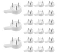 50 Pcs Traceless Hardwall Picture Hook Plastic Pictures Hanging Kit Invisible Hard Wall Hanger Hook for Picture Frame Fixing