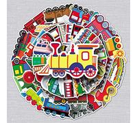 50 Pcs Trains Stickers for Kids Teens Adults Boys Girls Gift,Stickers Pack for Laptop,Skateboard,Luggage,Car,Bike, Cup,Computer,Water Bottle Decor,Trains Vinyl Waterproof Sticker Decals