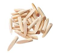 50 Pcs Trimmable Solid Wooden Plugs Jig Screws Pocket Holes Woodworking Tools