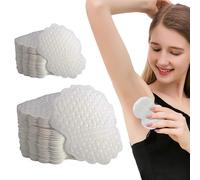 50 Pcs Underarm Sweat Pads Large Self Adhesive Armpit Shields Disposable Sweabsorbing Perspiration Patches Block for Women Men Underarm 5 Count Pack of 10