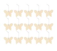 50 Pcs Unfinished Wood Butterfly Cutouts Blank Paint Pendant