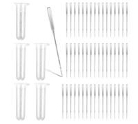 50 PCS Universal Sewing Machine Needles Size 90/14 Heavy Duty Regular Point Machine Needles Quilting Embroidery Compatible with Singer Brother Janome