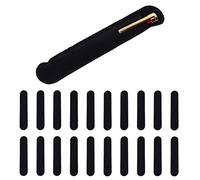 50 Pcs Velvet Pen Pouch Sleeve Holder Single Pen Case Round Pencil Bag Office Supplies Pencil Cases Black Pencil Case Pen Case Pen Pouch Personalised Pen Pouch Pen Bag Pencil Bags Pen Sheath Black