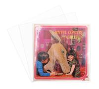 50 Pcs Vinyl Record Outer Sleeves Clear LP Record Sleeves Anti- Static Album Covers Provide Your LP Collection with The Proper Protection