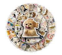 50 pcs Vinyl Stickers Pack Cute cat Cartoon Kawaii Animal Pastel Aesthetic DIY for Laptop Water Bottle Suitcase Skateboard Journal