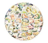 50 Pcs Vinyl Stickers Pack Cute Goodnight Dog Graffiti Waterproof Cartoon Decals for Water Bottle Suitcase Laptop Notebook for Kids Teens Adults Bulk