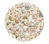 50 pcs Vinyl Stickers Pack Vintage Envelope Letter Aesthetic Stationery DIY Waterproof Decals for Journal Phone Scrapbook Adults