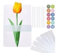 50 Pcs Wedding Invitation Accessories Translucent Vellum Belly Band for 5 x 7 Invitations, Invitation Belly Bands Vellum Wrap for Invitations,Clear Vellum Paper Belly Bands Liners