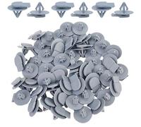 50 Pcs Wheel Arch Trim Clips Universal Side Door Front Rear Wheel Arch Moulding Fasteners Car Rivet Retainer Clip Parts for Mini One COOPER S R50 R52 R53 R55 R56 Grey Plastic Exterior