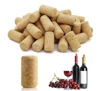 50 Pcs Wine Corks,21×40mm Natural Cork Stoppers Wooden Wine Bottle Corks Replacement Natural Soft for Glass Bottle,Beer and DIY Crafts