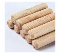 50 Pcs Wooden Dowel Pins, 16Mm Dia Fluted Wood Dowels Rods Hardwood Crafts Dowel Pegs(50mm)