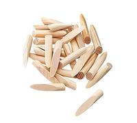50 Pcs Wooden Pocket Hole Plug Woodworking Screws Plugs Kit Wooden Dowels for DIY and Furniture Woodwork